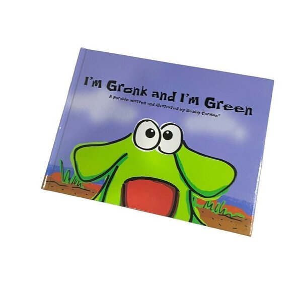 I'm Gronk and I'm Green by Carman, Debby Childrens Picture Book - Picture 3 of 4